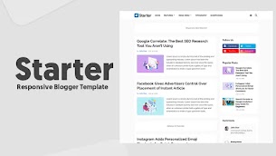 Starter Premium Blogger Template Free Download