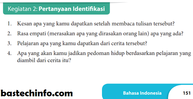 Kunci Jawaban Bahasa Indonesia Kelas 9 Halaman 151