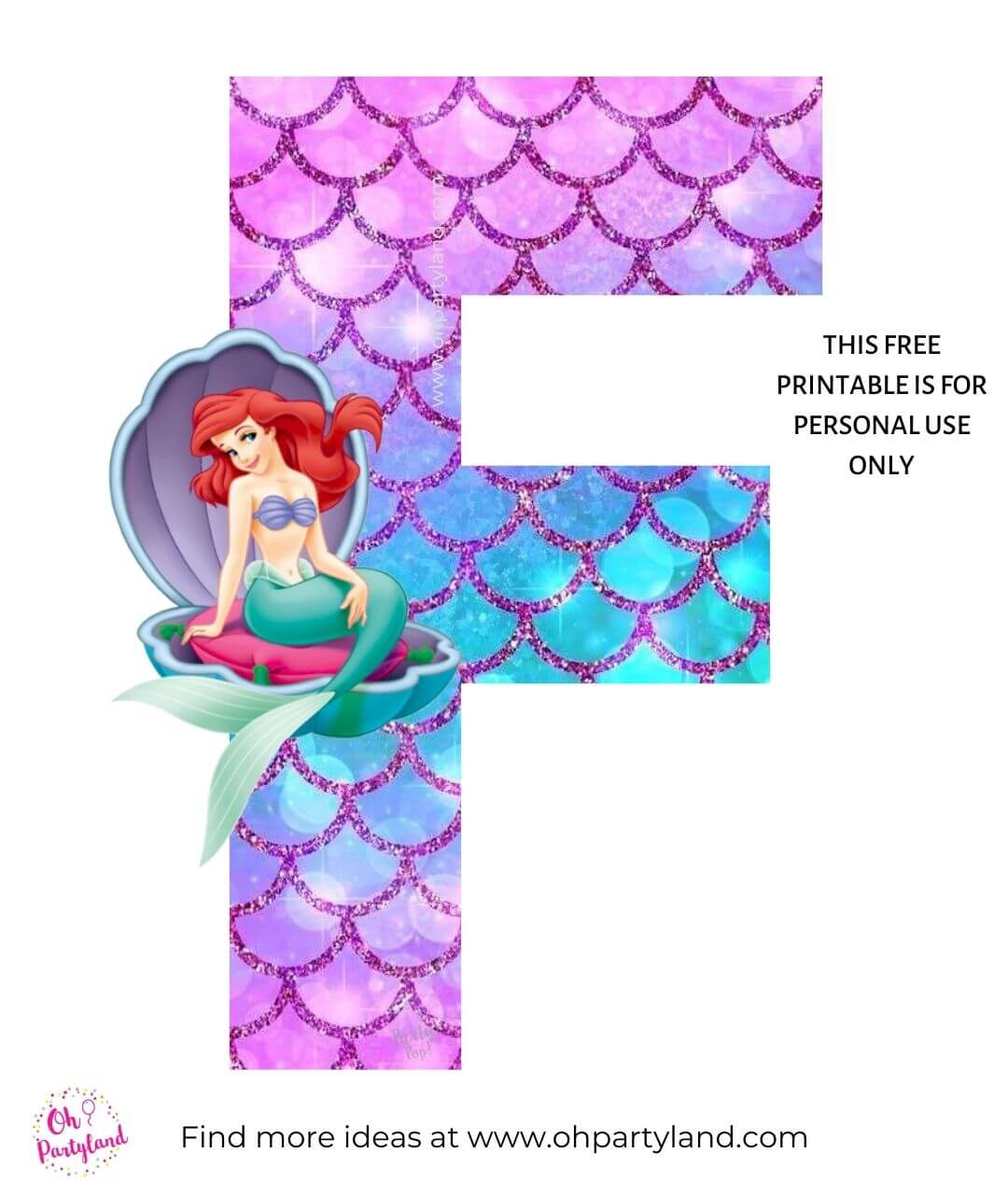 free-printable-little-mermaid-alphabet-letter-f