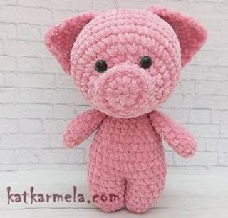 PATRON GRATIS CERDO AMIGURUMI 48169 🐷