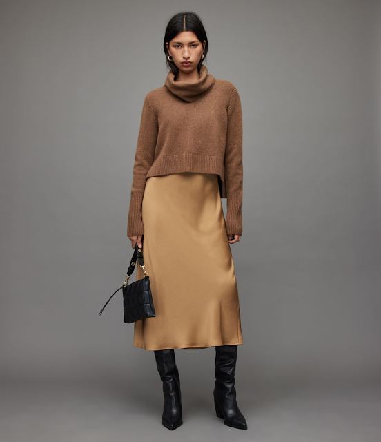 MARIA'S STYLE PLANET: 2-IN-1 ROLL NECK DRESS