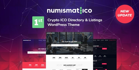 NUMISMATICO V1.8 – CRYPTOCURRENCY DIRECTORY & LISTINGS WORDPRESS THEME