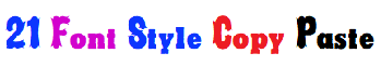 21 font style copy paste click