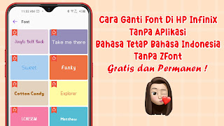 Cara Ganti Font Infinix Tanpa Ganti Bahasa Ke Bahasa Inggris