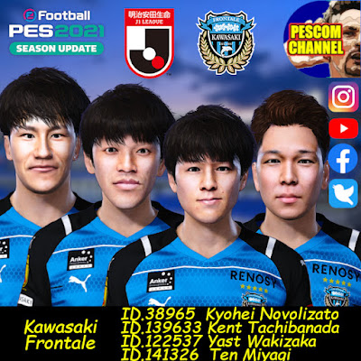 PES 2021 Facepack J-League V1 by PESCOM CHANNEL