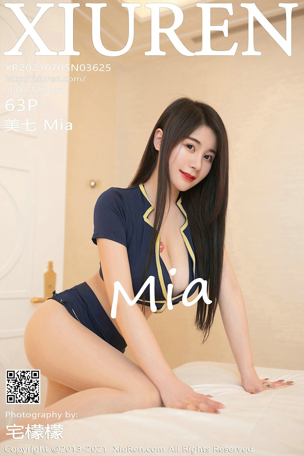 2022.256 – [XiuRen秀人网] No.3625 美七Mia