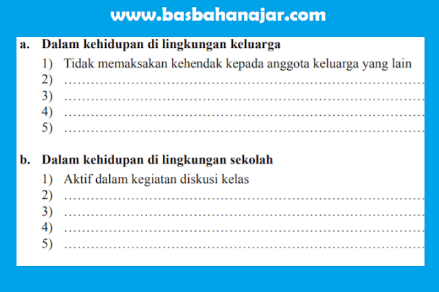 Kunci Jawaban PKN Kelas 11 Halaman 70, 71 Refleksi