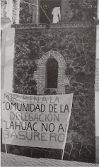 Vecinos de Tlaltenco se manifiestan contra tiradero de basura del GDF