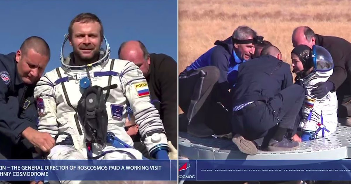 Russian Film Crew And Actors Return To Earth After Filming First Ever Commercial Movie In Space