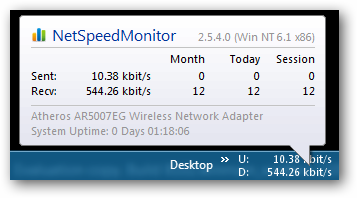 download NetSpeedMonitor in windows 10