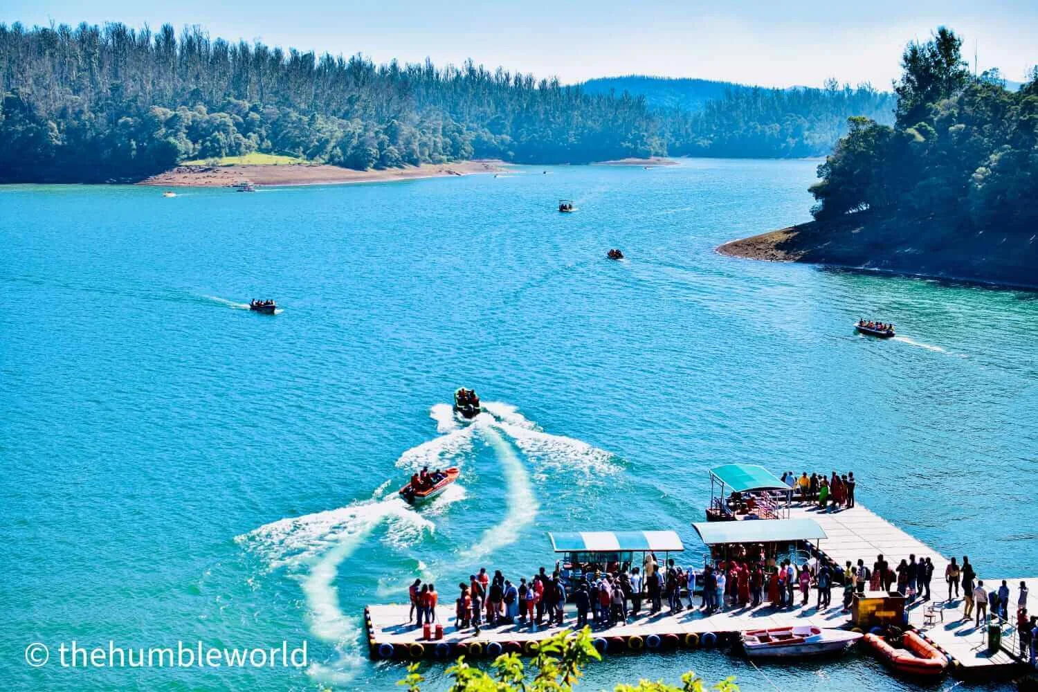 Amazing view of Pykara Lake in Ooty