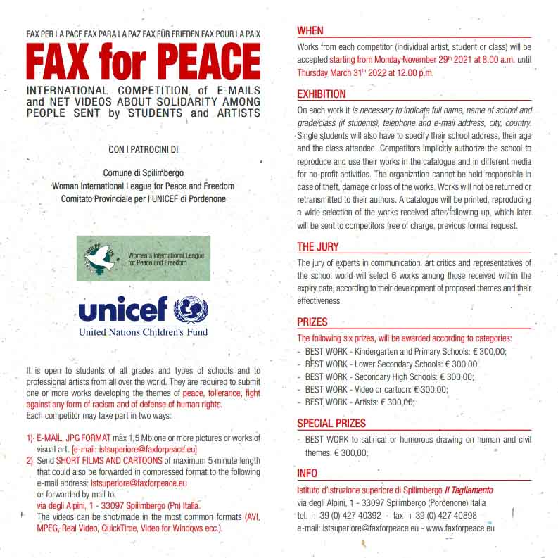Egypt Cartoon .. 26th edition of the international competition FAX FOR PEACE
