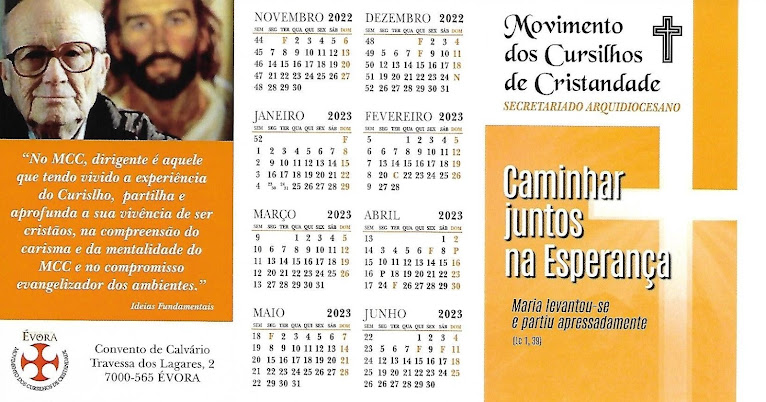 CALENDÁRIO CURSILHISTA - 2022 /2023