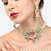 Dazzle in Elegance: Zaveri Pearls Multistrand Kundan Choker Set – A Symphony of Colors and Style!