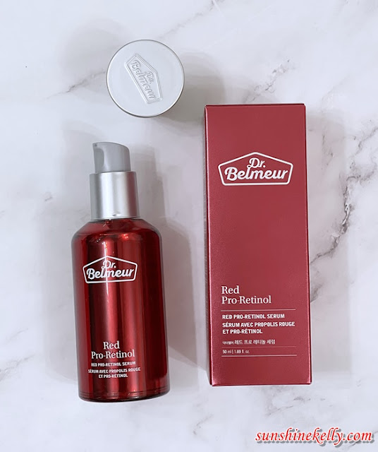 Dr. Belmeur Red Pro-Retinol Serum Review, Tough on Wrinkle, Gentle on Skin, Dr. Belmeur, The Face Shop, Beauty Review, Best Anti Wrinkle Serum, Beauty