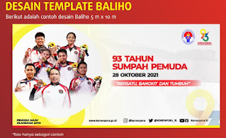 baliho hari sumpah pemuda ke 93 2021 resmi - kanalmu