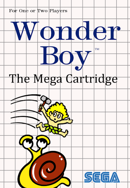 Portada videojuego Wonder Boy - Master System