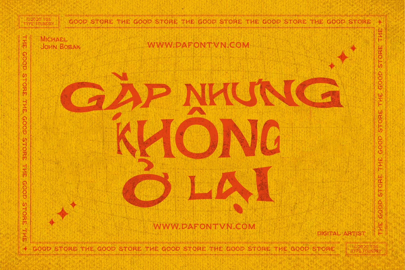 Font Wornout Typeface Việt Hóa