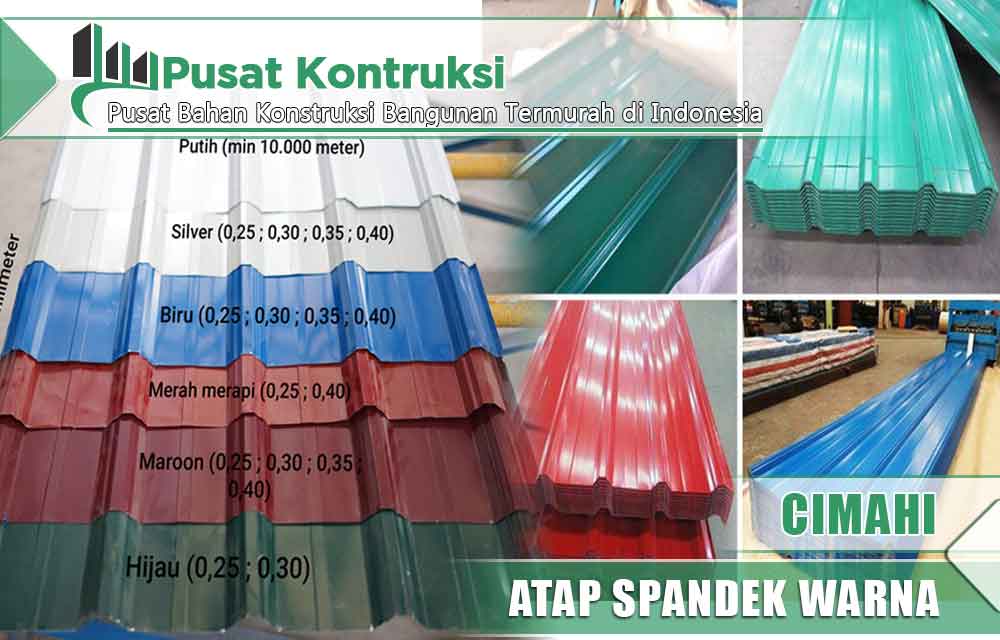 harga atap spandek warna Cimahi