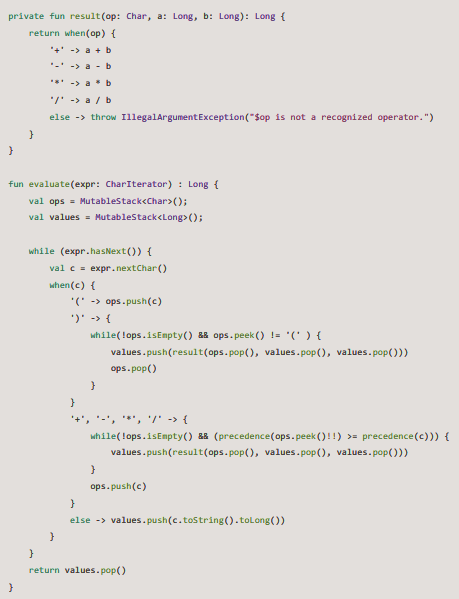 Dijkstra’s Two-Stack Algorithm