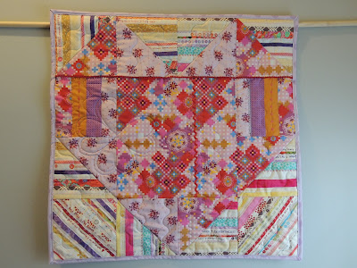 QUILTsocial heart wall hanging