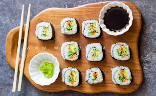 Avocado Sushi Rolls