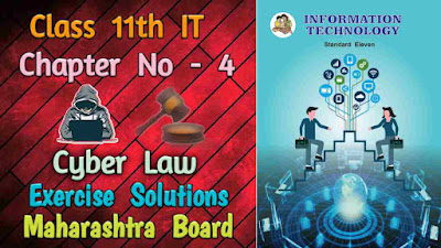 Class 11th IT Cyber Law Exercise Solutions Maharashtra Board