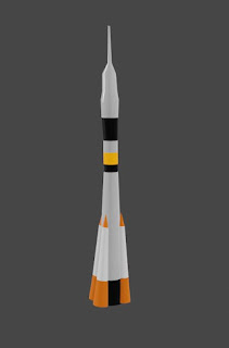 Space rocket missiles fbx blender free 3d models