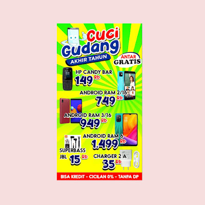 Desain Banner Cuci Gudang Akhir Tahun