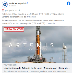 EN VIVO AQUÍ! - NASA Artemis I