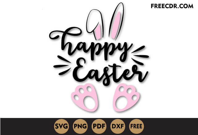 Happy Easter Svg Free