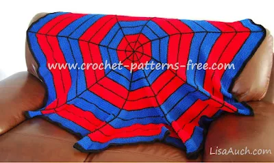 spider man crochet blanket pattern free