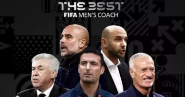 الركراكي ضمن قائمة المرشحين لجائزة أفضل مدرب فى العالم 2022