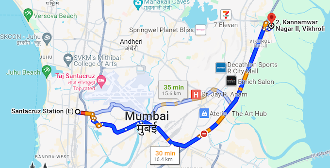 Santacruz Railway Station (E) - Kannamwar Nagar No.2 - Line 388LTD bus Route