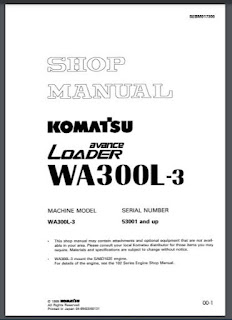 Komatsu WA 300L-3 Wheel Loader Shop Manual
