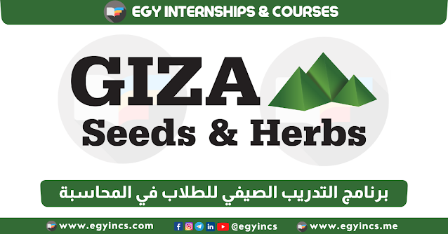 برنامج التدريب الصيفي للطلاب في المحاسبة من شركة بذور وأعشاب الجيزة Giza Seeds and Herbs Finance Internship