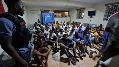 EFCC arrests 60 at yahoo boys awards night in Ogun