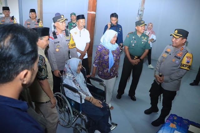 Polres Ngawi Peduli,  Bantu Bedah Rumah Warga Berkebutuhan Khusus di Karangjati