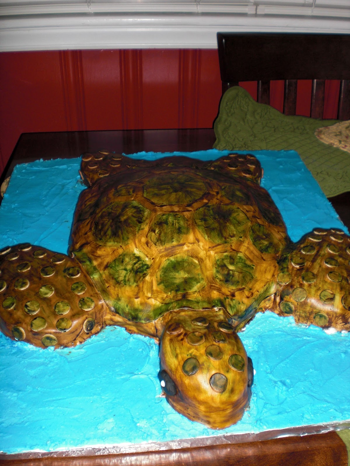 turtle shaped cake