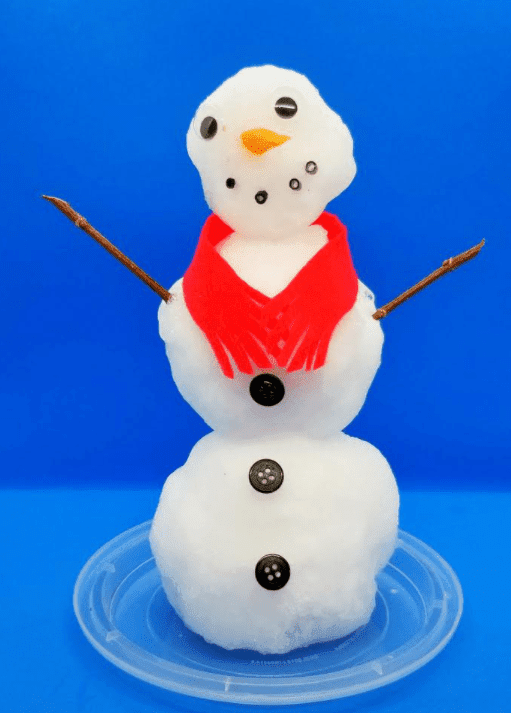 melting snowman snow activity