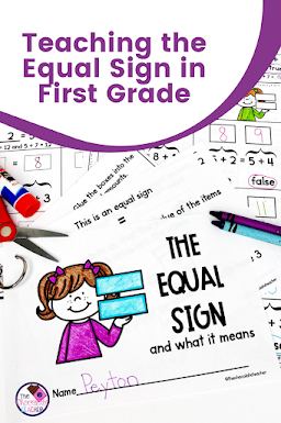 Use these fun and engaging activities for teaching the equal sign in first grade.