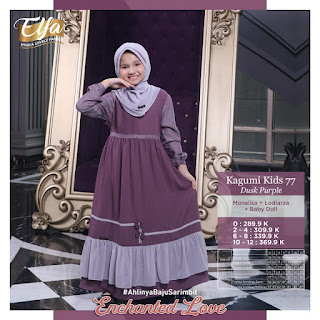 kagumi kids 77 dusk purple