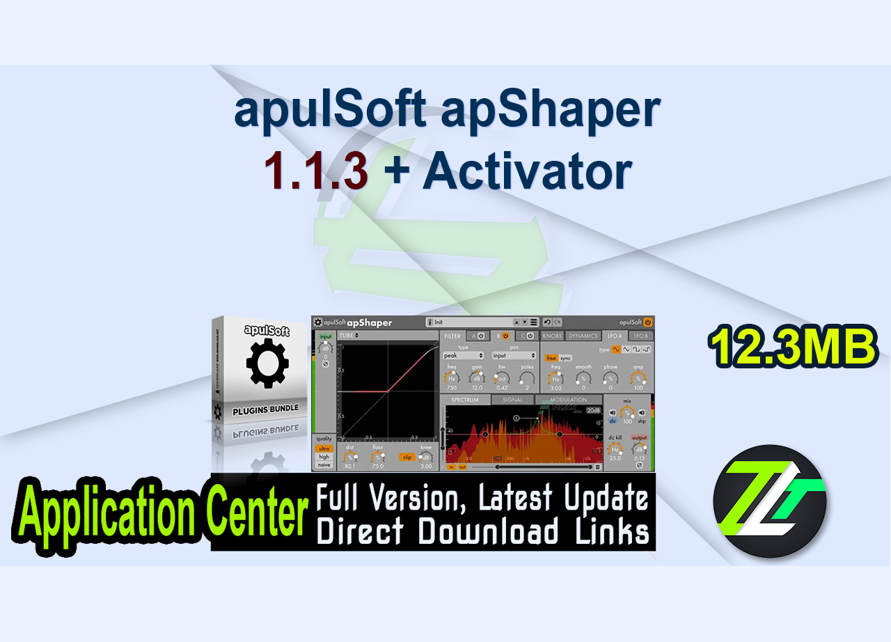 apulSoft apShaper 1.1.3 + Activator