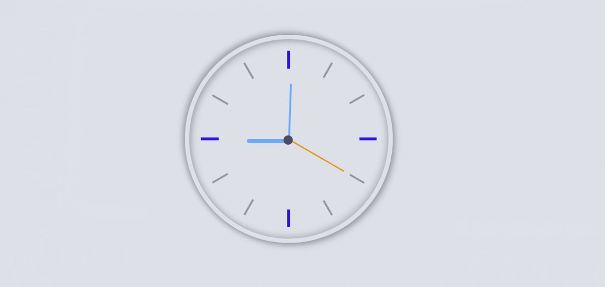 analog clock using JavaScript