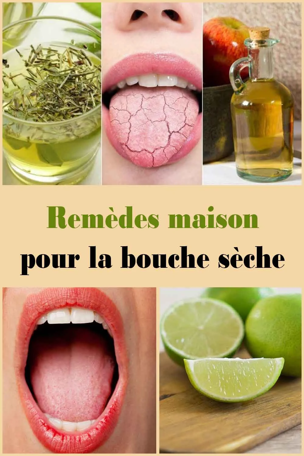 Remèdes maison la bouche sèche