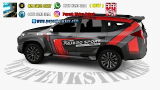 Mobil,Mitsubishi,Pajero,PAJERO DAKAR,Pajero indonesia,Decal,Cutting Sticker,cutting sticker Mobil,jakarta,Bekasi,