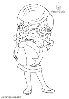 fanny dolly coloring pages for kids