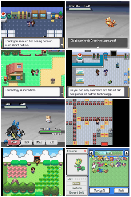 Pokemon Synthetic Screenshots