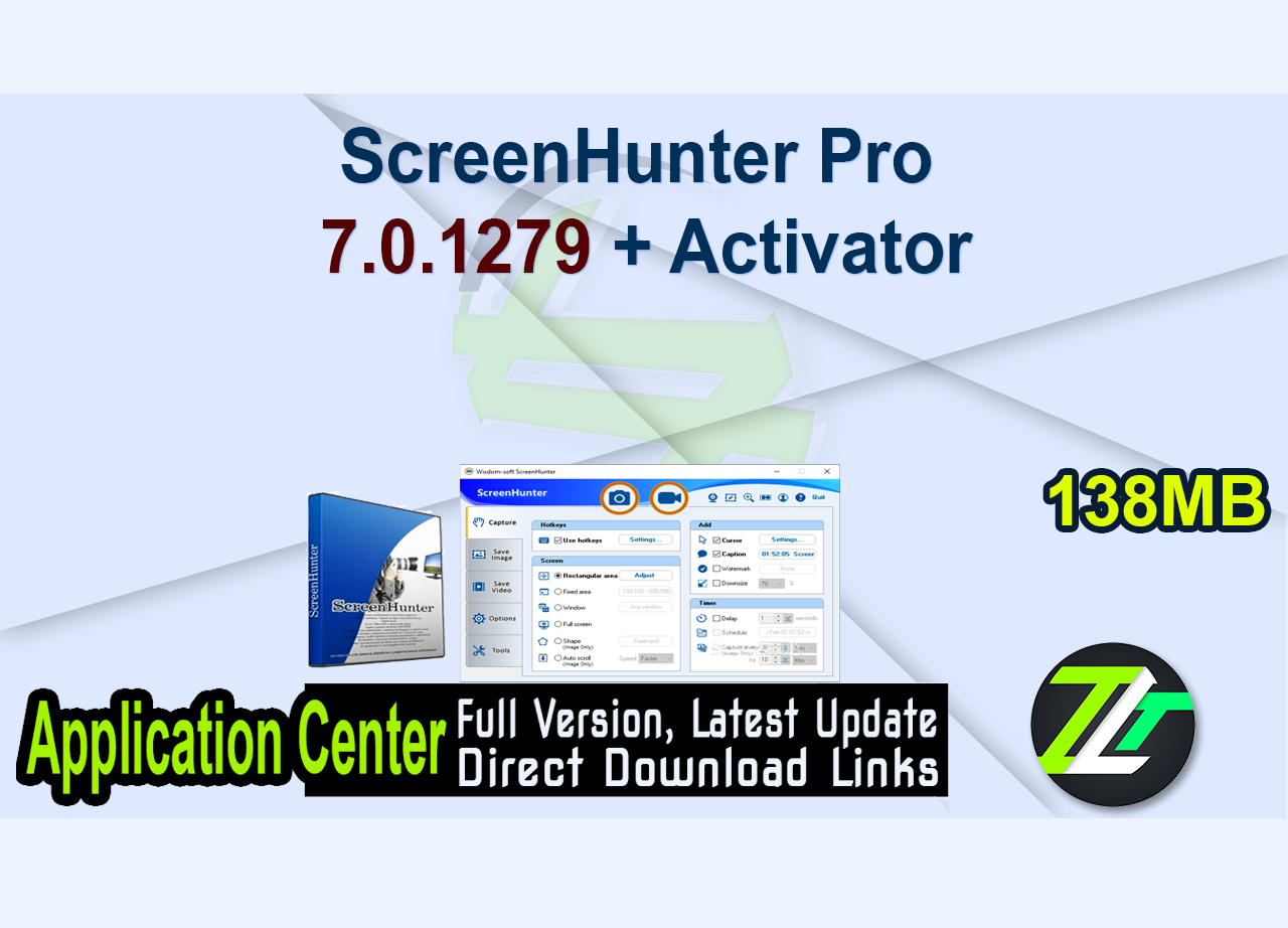 ScreenHunter Pro 7.0.1279 + Activator
