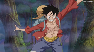 ワンピースアニメ ゾウ編 754話 ルフィ Monkey D. Luffy | ONE PIECE Episode 754